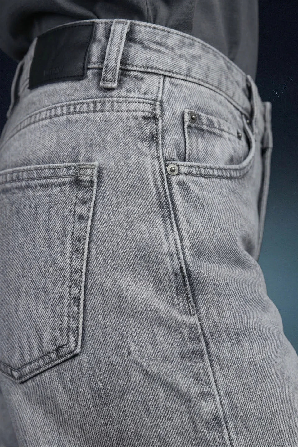 Light Grey High Rise Baggy Women Jeans