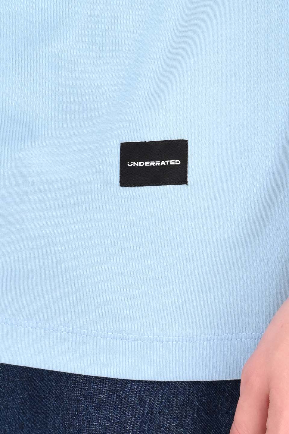Anchor Sky Blue Oversized Fit T-Shirt Men