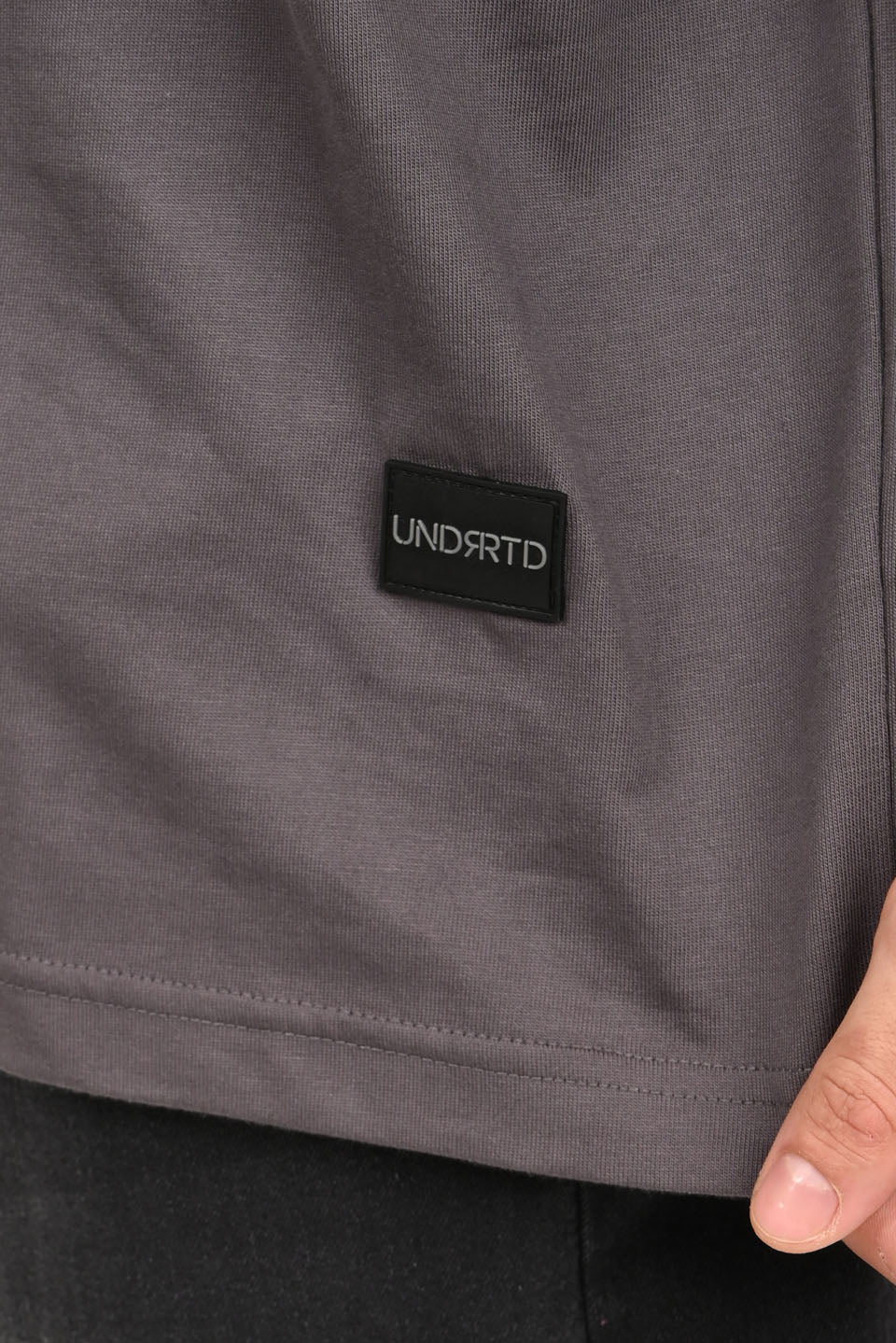 Wander Postcard Dark Grey Baggy Fit T-Shirt Men