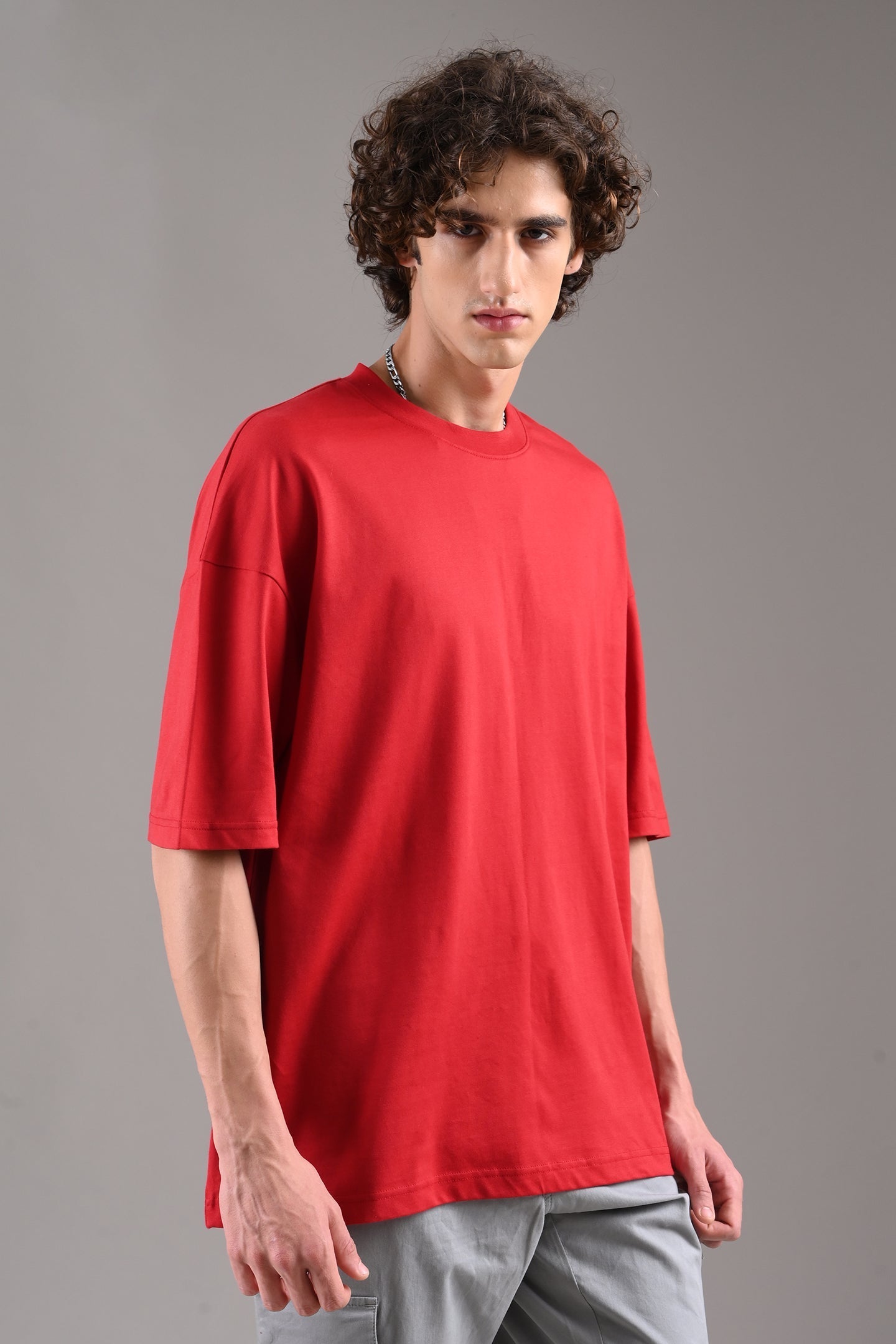 Pack of 3 Baggy T-shirts - Blue/Lilac/Red