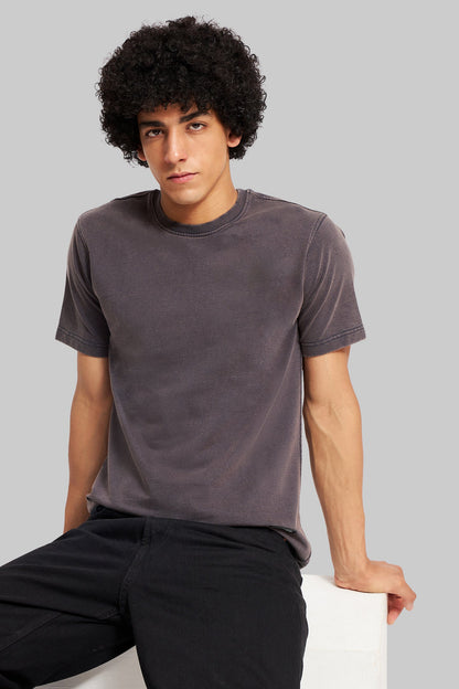 Pack of 5 Regular Fit T-shirts - Grey/Green/White/Red/Beige