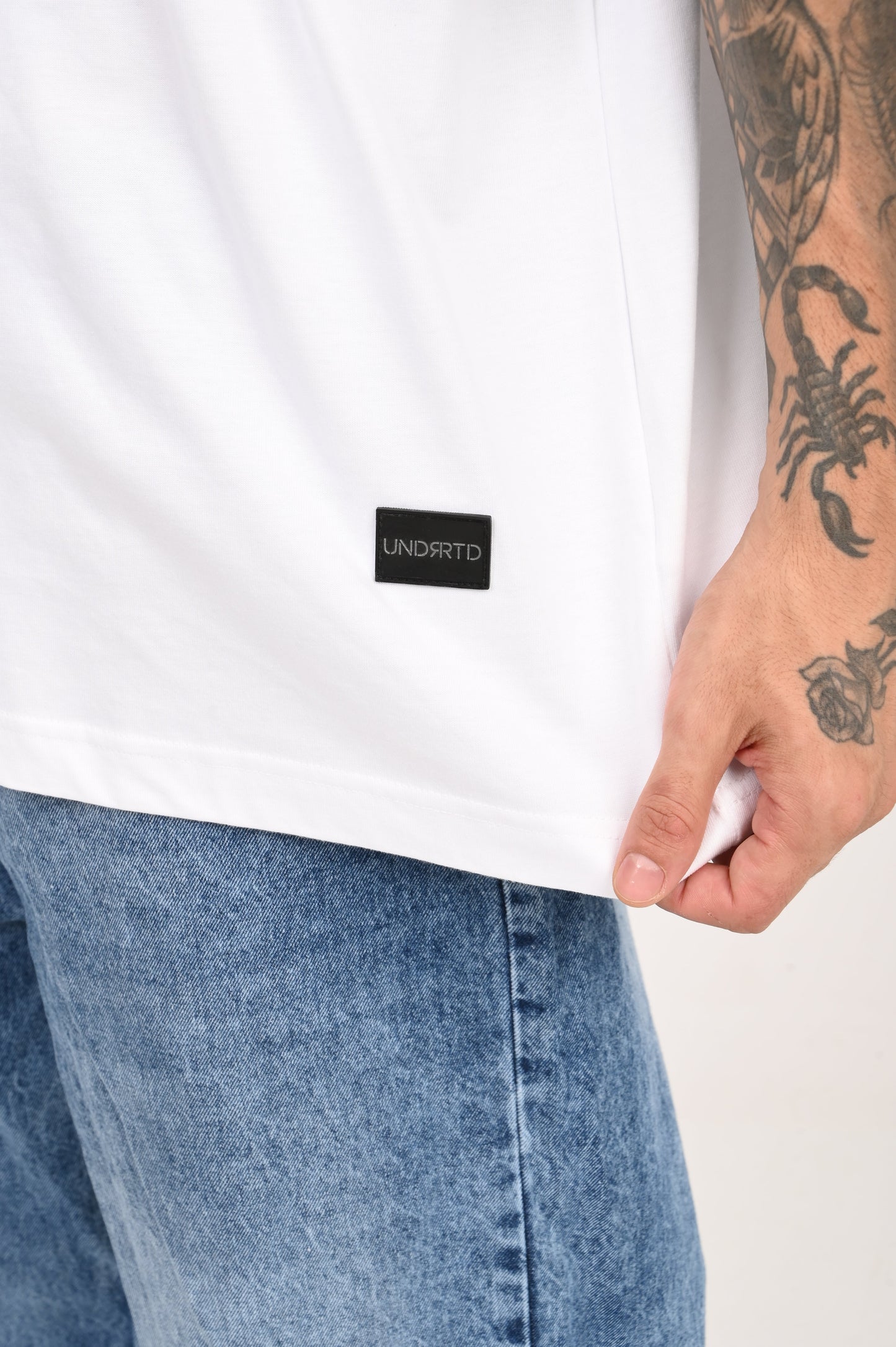 Splashed URC White Baggy T-shirt Men