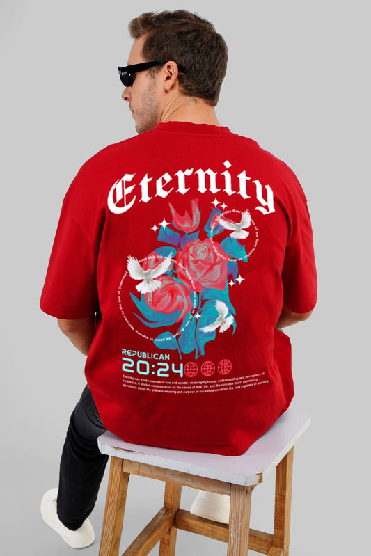 Eternity Red Baggy Fit T-Shirt Men