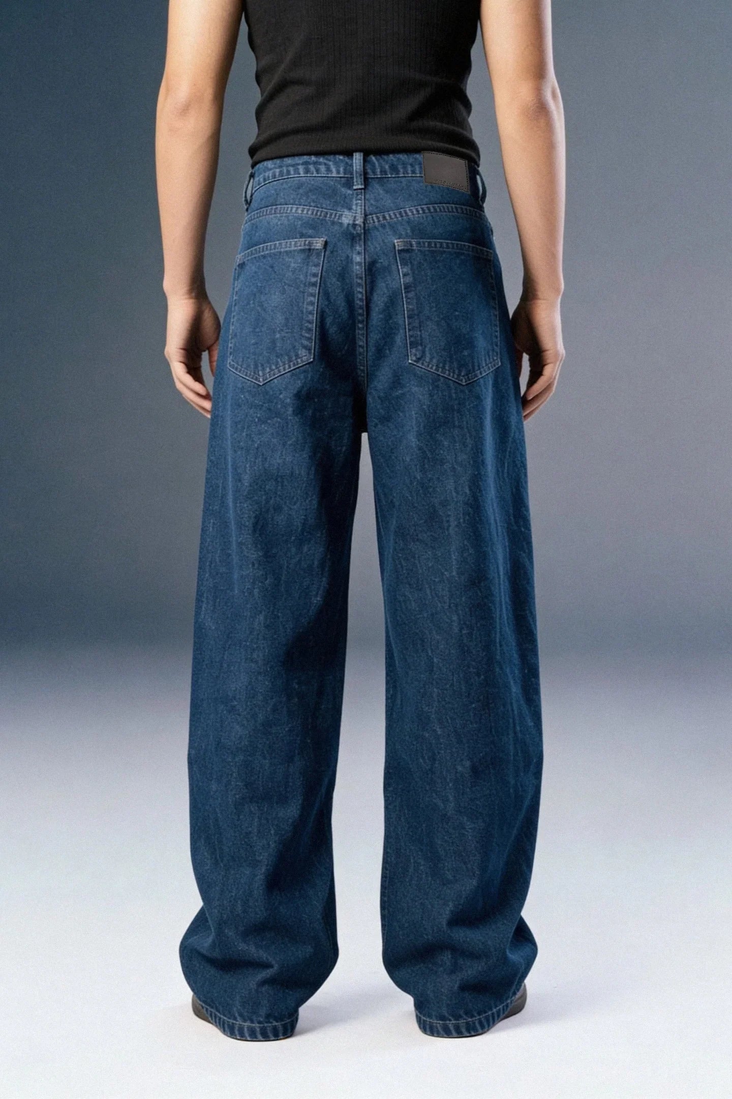 Indigo Men's Baggy Jeans