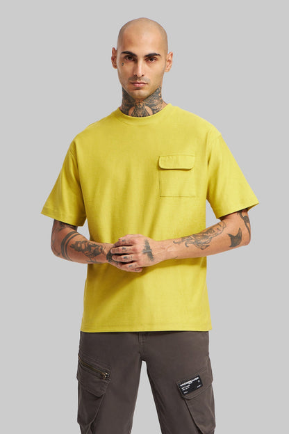 Patch Pocket Lime Green T-shirt