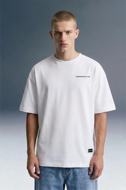 Inspiration White Oversized T-shirt Men