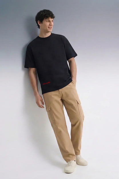 Underrated Essential Black Oversized T-shirt Men