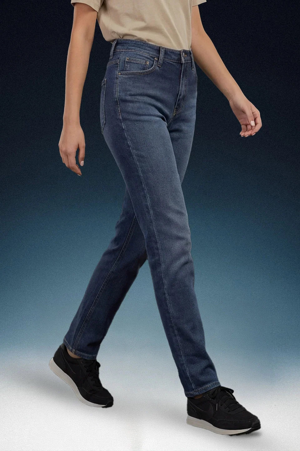 Indigo High Rise Skinny Women Jeans