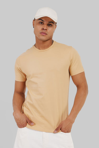 Pack of 3 Regular Fit T-shirts - White/Blue/Beige