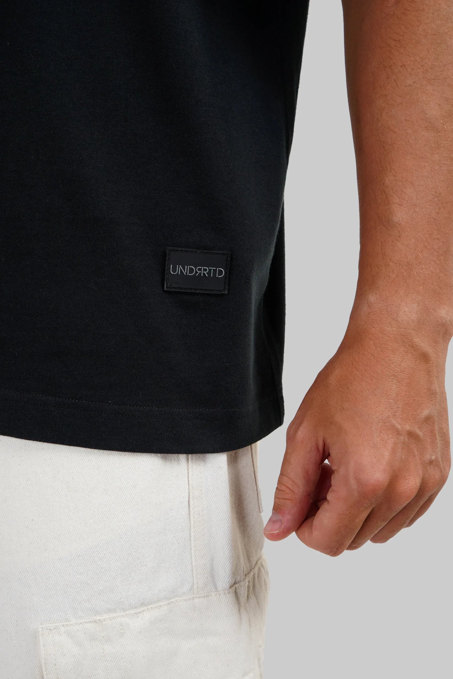 Chrome Head Black Baggy Fit T-Shirt Men