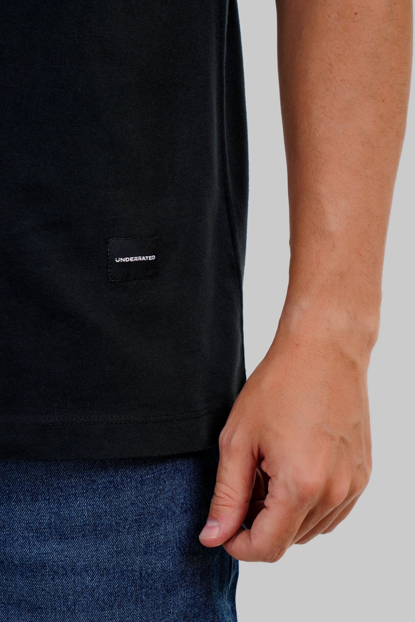 Unfold Your Cards Black Oversized Fit T-Shirt Men