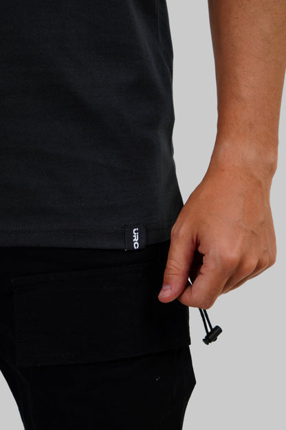 Road Undisclosed Black Regular Fit T-Shirt Men