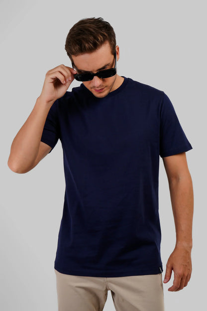 Pack of 5 Regular Fit T-shirts - Liliac/Blue/Navy/Black/White