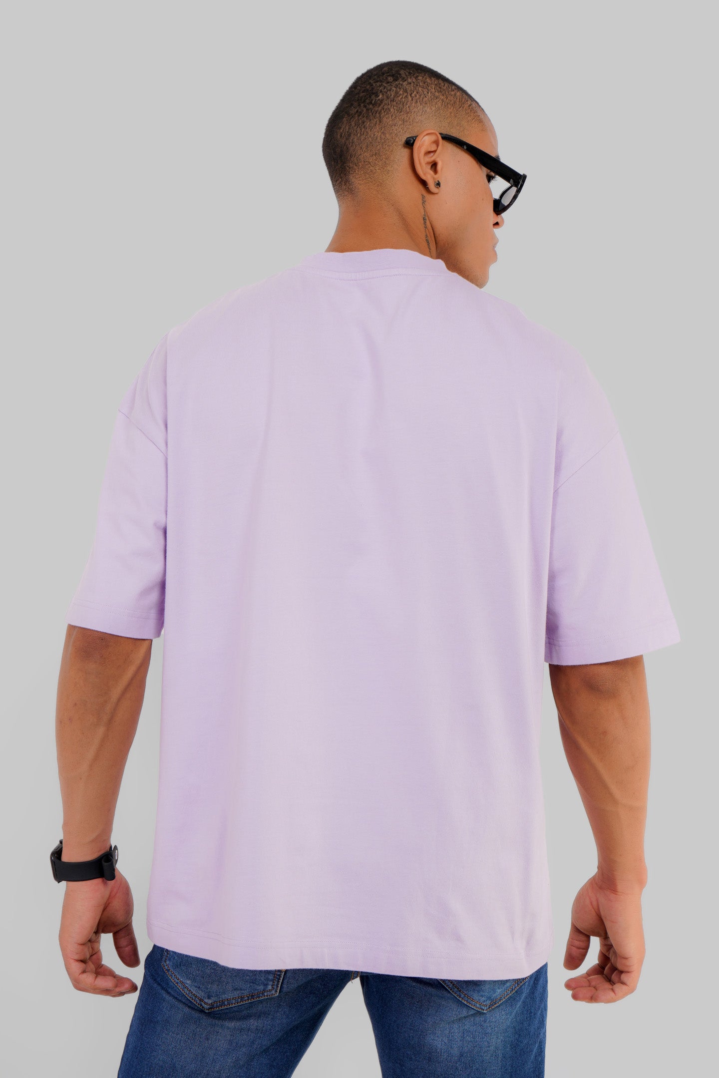 Problem Child Lavender Baggy Fit T-Shirt Men