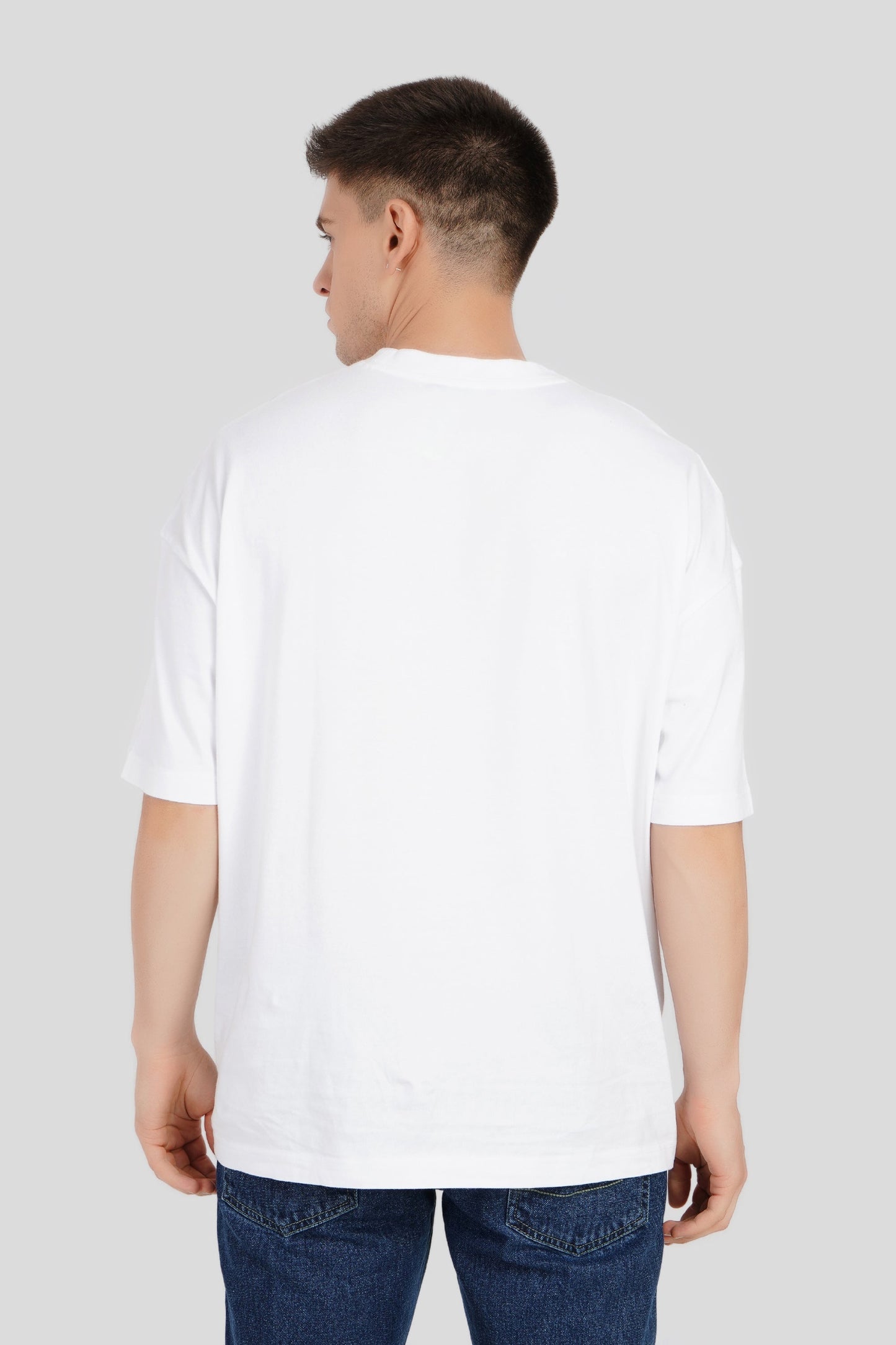 Going Nuts White Baggy T-shirt Men