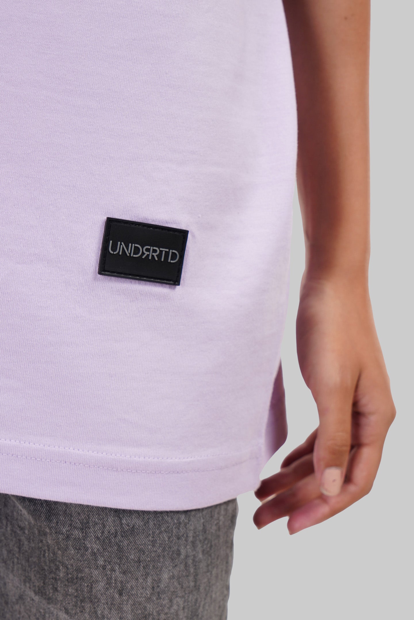 Fame Lavender Baggy Fit T-Shirt Women