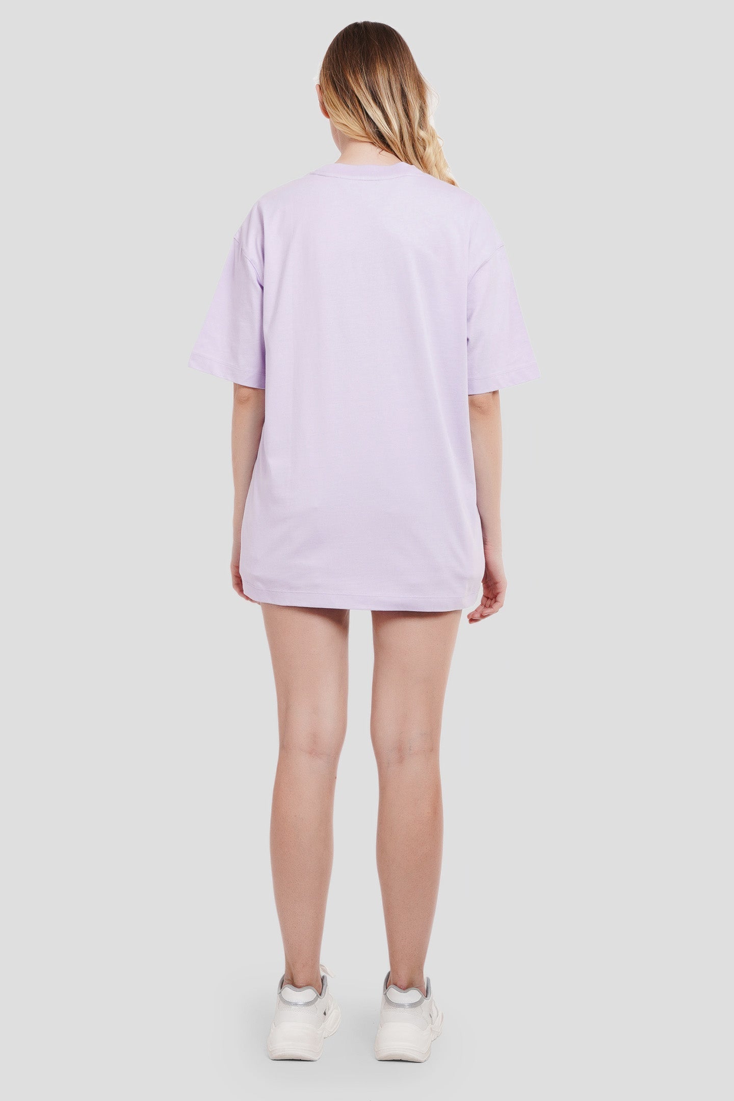 Eww! People Lavender Oversized Fit T-Shirt Women