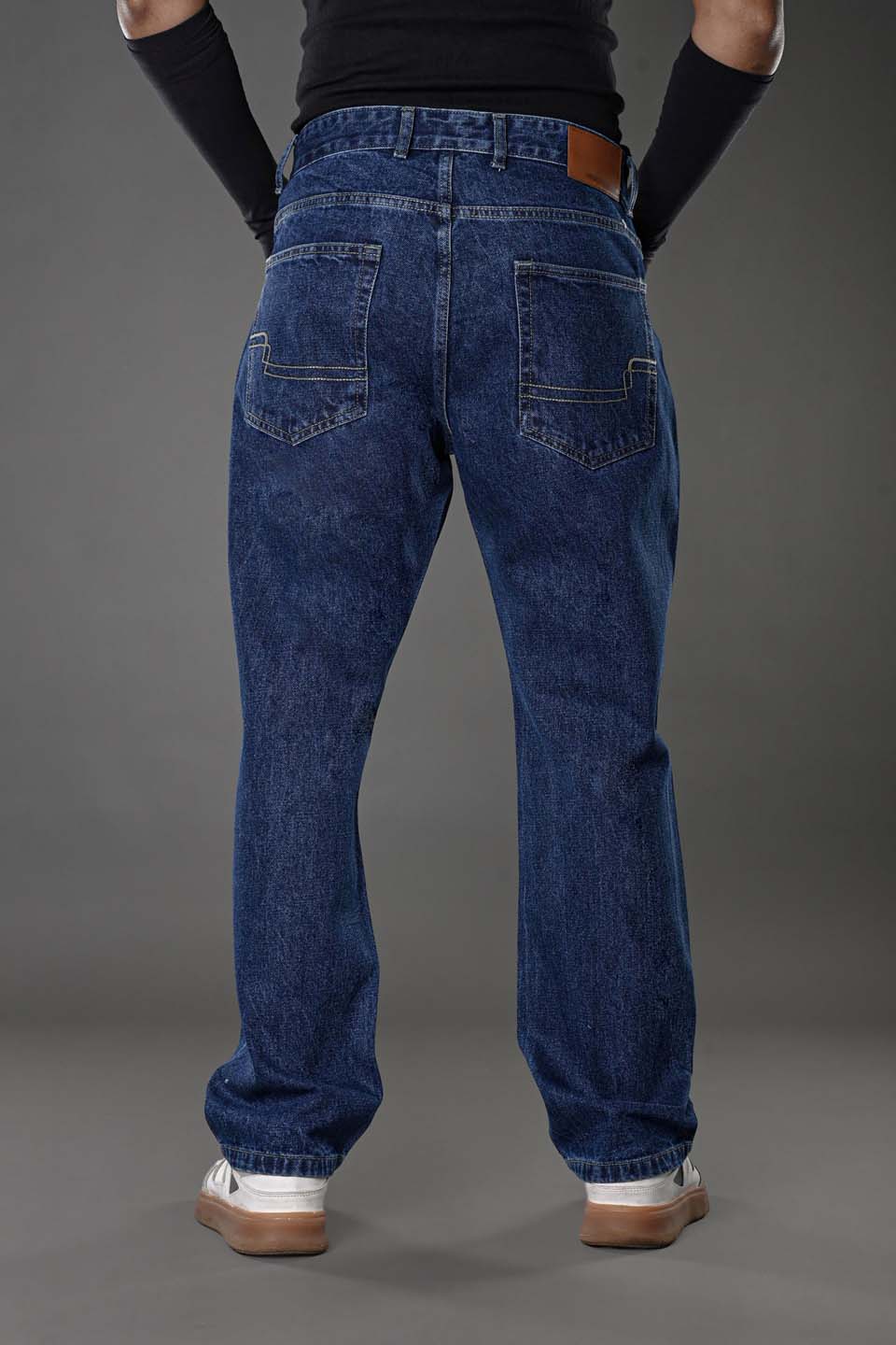 Indigo Mid Rise Men's Straight Jeans
