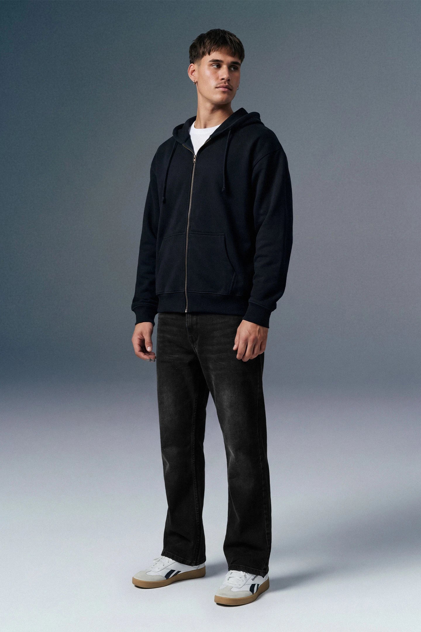 Black High Rise Men's Bootcut Jeans