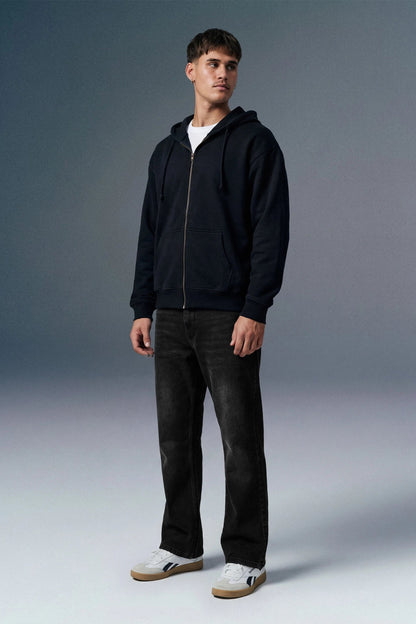 Black High Rise Men's Bootcut Jeans